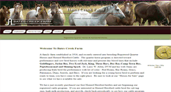 Desktop Screenshot of batescreekfarm.com